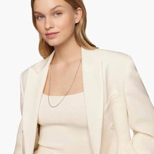 Box Chain Slider Necklace Sterling Silver, 2.7mm